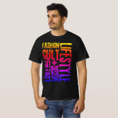 ライフスタイルファッションCULT – カラー Tシャツ (正面フル)