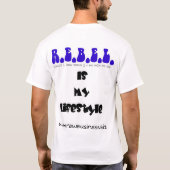 ライフスタイル Tシャツ (裏面)