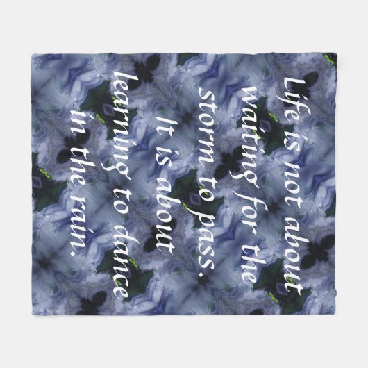 ライフストームダンスレインフリースブランケット フリースブランケット (正面(横))