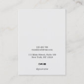 ライフスピリチュアルツリーオーガニック表示カード 名刺 (裏面)