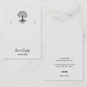 ライフスピリチュアルツリーオーガニック表示カード 名刺 (正面/裏面)