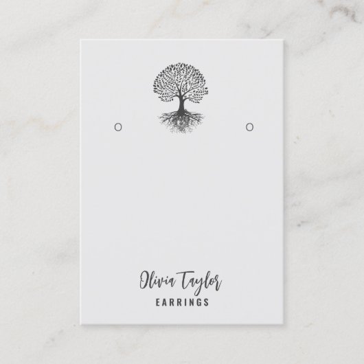 ライフスピリチュアルツリーオーガニック表示カード 名刺 (正面)