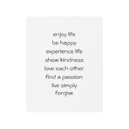 ライフスピリチュアルメッセージメタルプリントのパス メタルプリント