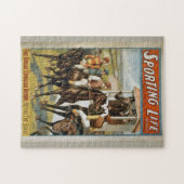 ライフスポーツのイ素晴らしギリッシュダービーヴィンテージホース ジグソーパズル (横)