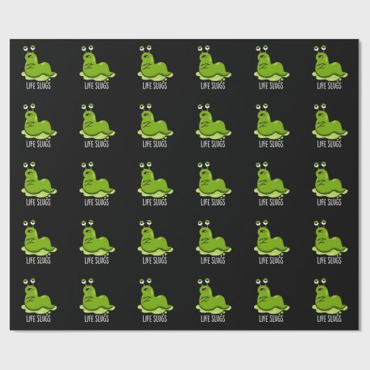 ライフスラグおもしろい動物プンダークBG ラッピングペーパー (フラット)