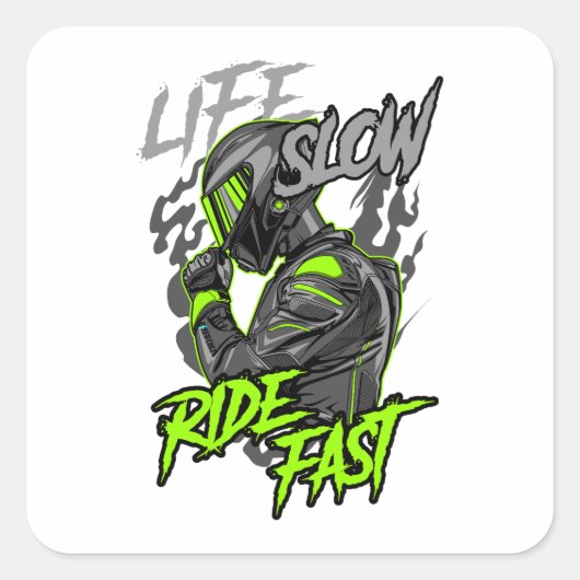 ライフスローライドファーストライフスタイル スクエアシール (正面)