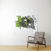 ライフスローライドファーストライフスタイル タペストリー (インサイチュ(横))