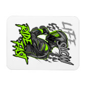 ライフスローライドファーストライフスタイル マグネット (横)