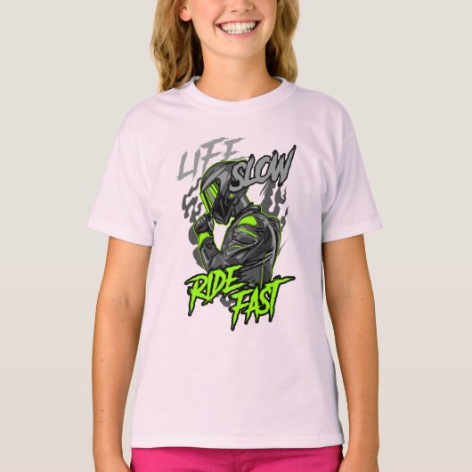 ライフスローライドファーストライフスタイル Tシャツ (正面)