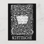 ライフスSECRET引用文バイニーチェ ポストカード (正面)