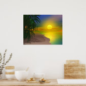 ライフズアサニービーチ ポスター (キッチン)