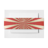 ライフズアサーカスこうもりバー（ユダヤ教の）バル・ミツバー招待状 招待状ベリーバンド (正面例)