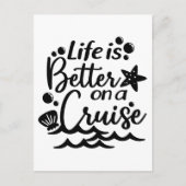 ライフズオンクルーズクルージングファミリーバケーション ポストカード (正面)