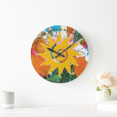 ライフズサンシャインラウンドウォールクロック ラージ壁時計 (ホーム)