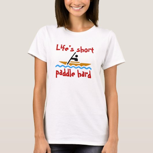 ライフズショートパドル懸命Tシャツ Tシャツ (正面)