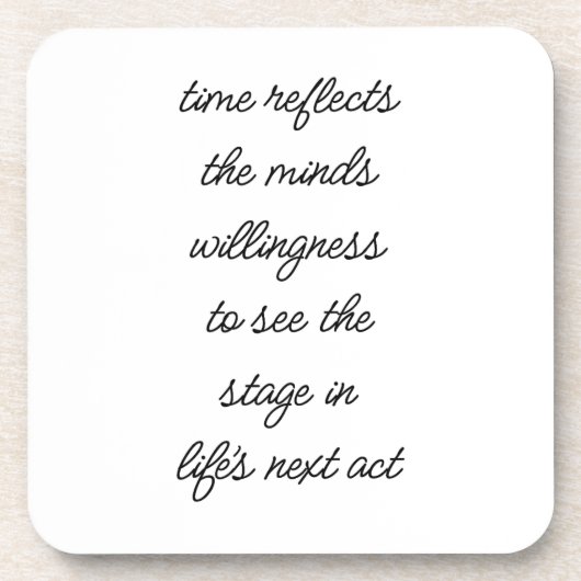 ライフズネクスト懸命プラスチックコースター コースター (正面)