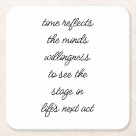 ライフズネクスト紙コースター スクエアペーパーコースター