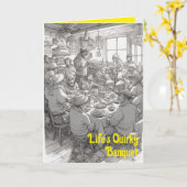 ライフズバンケット予測できな勇気付けられる カード (黄色い花)