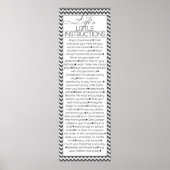 ライフズリトルインストラクション(木炭ブラック)ポスター ポスター (正面)