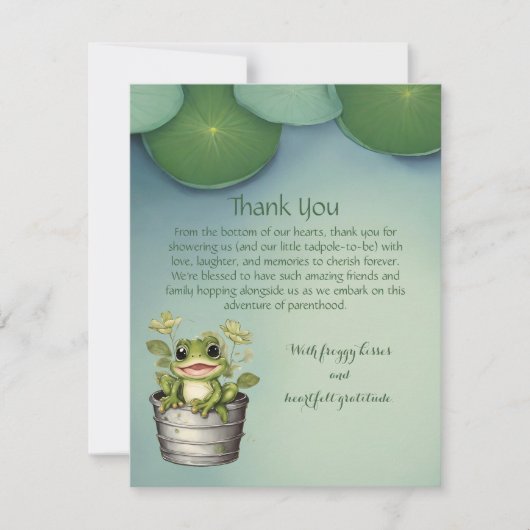 ライフズリリーパッド サンキューカード (正面)