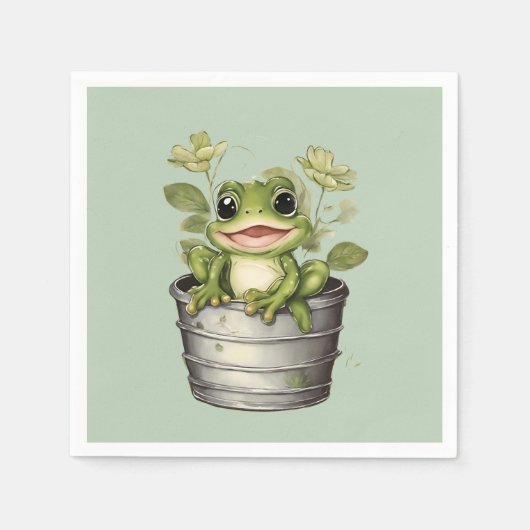 ライフズリリーパッド スタンダードカクテルナプキン (正面)