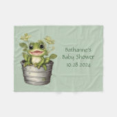 ライフズリリーパッド フリースブランケット (正面(横))