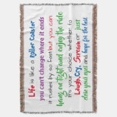 ライフズワイルドライド スローブランケット (正面縦)