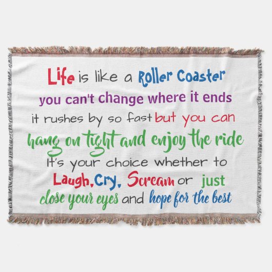 ライフズワイルドライド スローブランケット (正面)