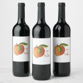 ライフズ・ア・ピーチ ワインラベル (ボトル)