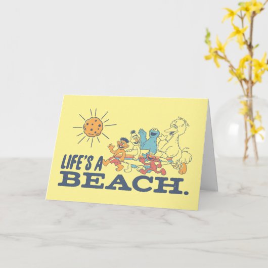 ライフズAビーチ カード (黄色い花)