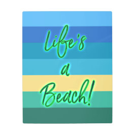 ライフズAビーチ メタルプリント