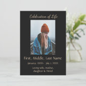 ライフセレブレーションサービス  ミュージック ギター 招待状 (スタンド正面)