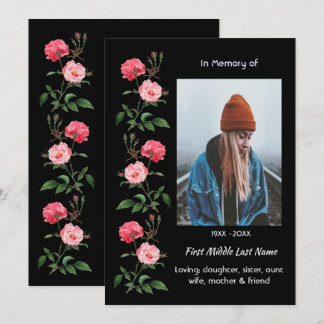 ライフセレブレーションサービス  ローズ ガーデン フラワー 招待状