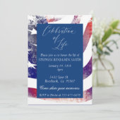 ライフセレブレーション追悼式ベテラン旗 招待状 (スタンド正面)