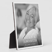 ライフセレブレーション追悼式 フォトプラーク (側面)