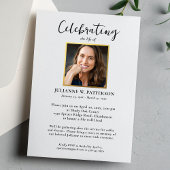 ライフセレブレーション フォト・エレガント ゴールド葬儀 招待状