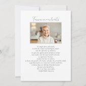 ライフセレブレーション 水彩花イラストの葬儀案内 招待状 (裏面)