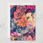 ライフセレブレーション 葬儀 追悼 ムーディー フラワーズ 招待状 (裏面)