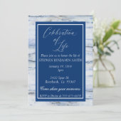 ライフセレブレーション 追悼式 ブルーフラッグ 招待状 (スタンド正面)