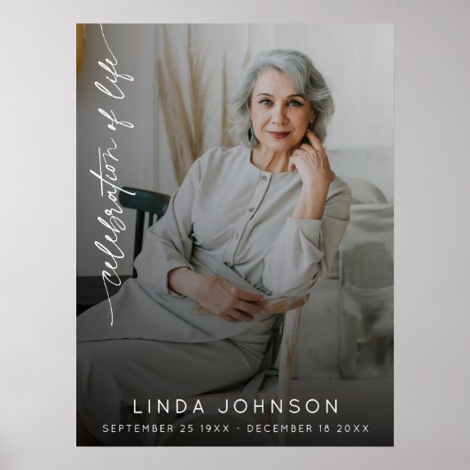 ライフセレブレーション 追悼 フォト 葬儀 ポスター (正面)