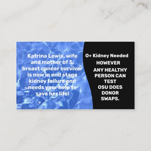 ライフセーバー名刺 名刺 (裏面)