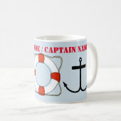 ライフセーバー&いかりマカスタマイズグ() コーヒーマグカップ (正面右)