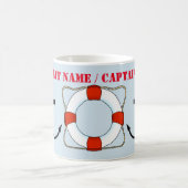 ライフセーバー&いかりマカスタマイズグ() コーヒーマグカップ (中央)