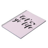 ライフタイポグラフィ ノートブック (左側)