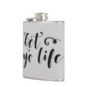 ライフタイポグラフィ フラスク (左)