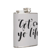 ライフタイポグラフィ フラスク (右)