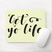 ライフタイポグラフィ マウスパッド (マウス)