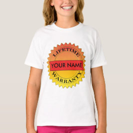 ライフタイム保証シンボルお名前Kids Pullover