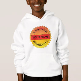 ライフタイム保証シンボルお名前Kids Pullover
