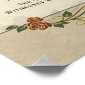 ライフタイム結婚コミットメント証明書 ポスター (角)